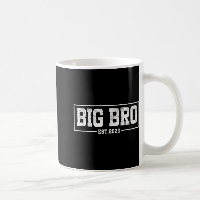Big Brother Est. 2026 - Bro 2026 Loading New Big B Coffee Mug (Right)