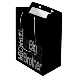 Big Brother Extraordinaire CUSTOM Medium Gift Bag