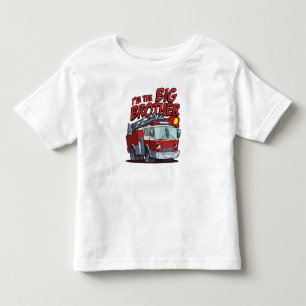Big Brother Fire Truck Toddler T-Shirt