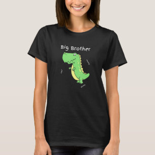 Big Brother Funny T Rex Dinosaur For Boys T-Shirt