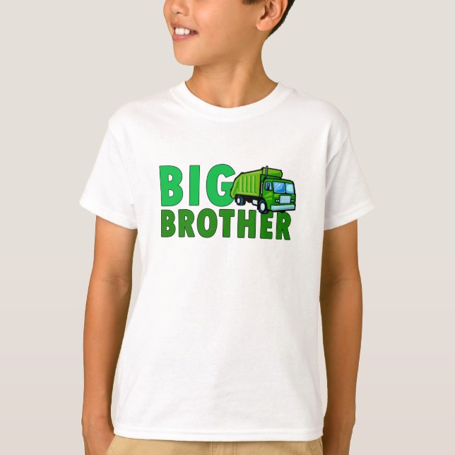 Big brother garbage truck t-shirt (Front)