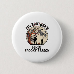 Big Brother Halloween First Spooky Season Vintage 6 Cm Round Badge