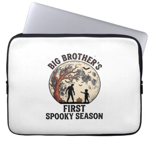 Big Brother Halloween First Spooky Season Vintage  Laptop Sleeve
