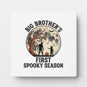 Big Brother Halloween First Spooky Season Vintage Plaque