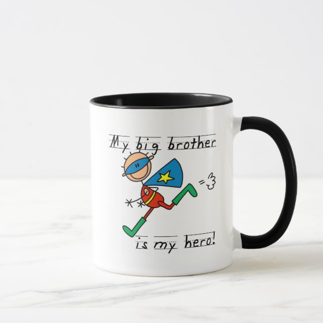 Big Brother Hero Tshirts and Gifts Mug (Right)