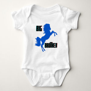 Big Brother Horse Rearing Baby Bodysuit