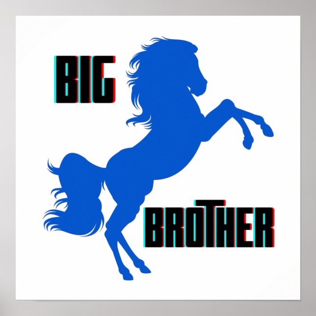 Big Brother Horse Rearing Poster (Front)