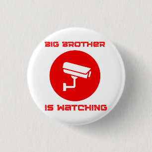 Big Brother is Watching  1984 ingsoc 3 Cm Round Badge