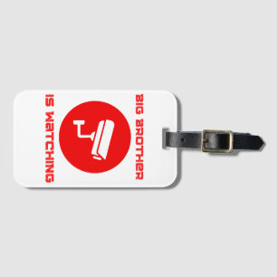Big Brother is Watching 1984 ingsoc Luggage Tag
