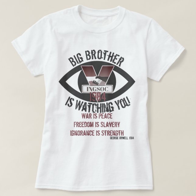 Big Brother Is Watching T-Shirt (Design Front)