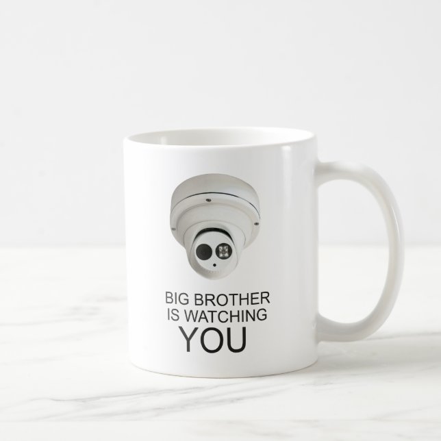 Big brother is watching you coffee mug (Right)