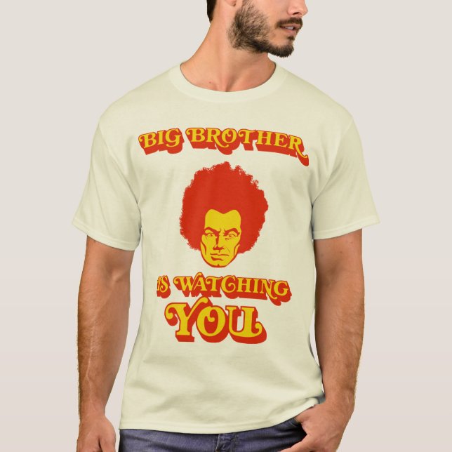 Big Brother is watching you(Funky version) tee (Front)