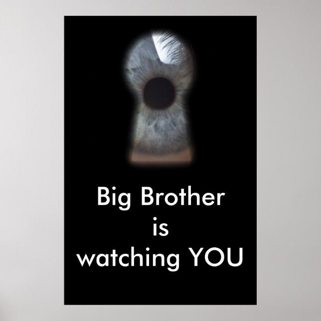 Big brother is watching you poster (Front)