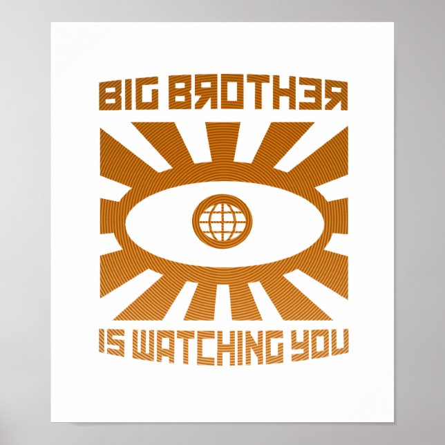 Big Brother Is Watching You Poster (Front)