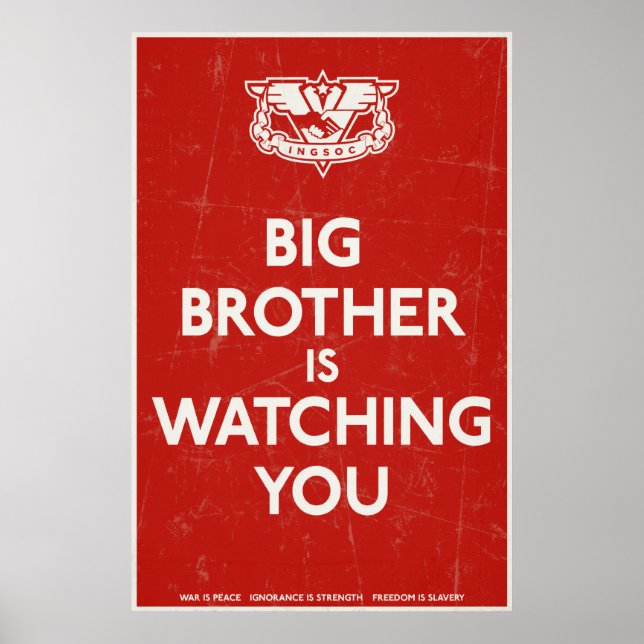 Big Brother Is Watching You Print (Front)