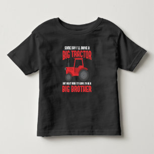 Big Brother Kid Tractor lover Sibling Son Farmer Toddler T-Shirt