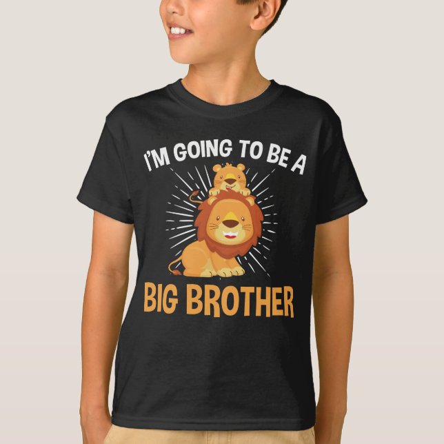 Big Brother Lion Boys T-Shirt (Front)