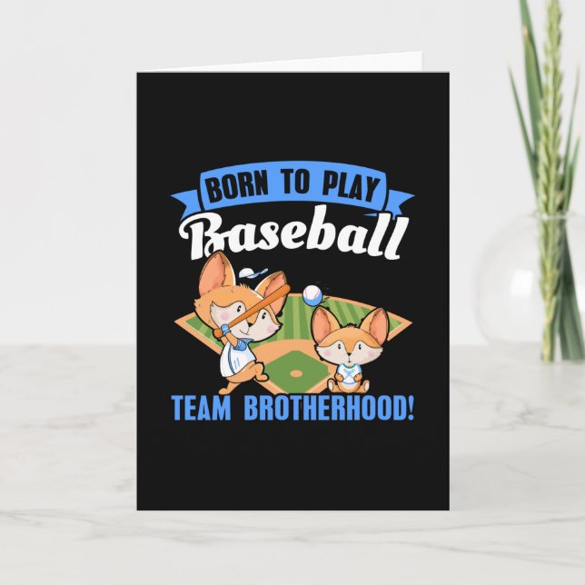 Big Brother Little Brother - Baseball Players Card (Front)