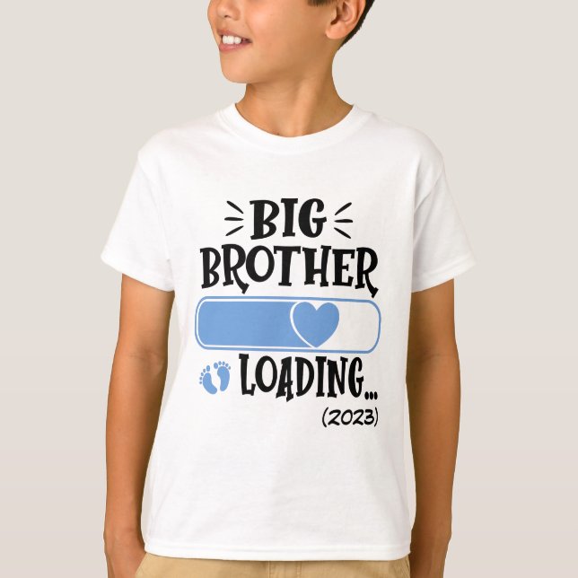 Big Brother Loading, Pregnancy Announcement T-Shirt (Front)