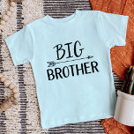 Big Brother | Matching Sibling Family<br><div class="desc">Custom printed apparel personalised with "Big Brother" graphic in trendy modern fonts with a boho arrow design. Perfect for a pregnancy announcement photo or a gift for older siblings when new baby arrives! Use the design tools to edit the colours or add your own text and photos to create a...</div>