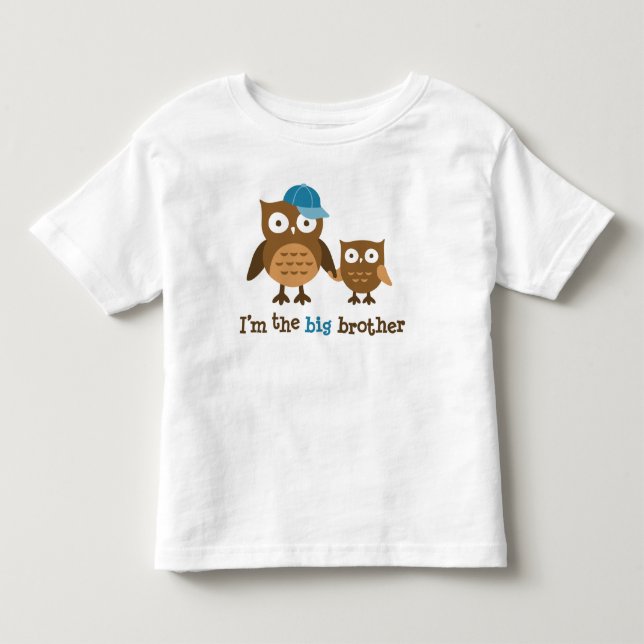 Big Brother Mod Owl t-shirts for boys (Front)