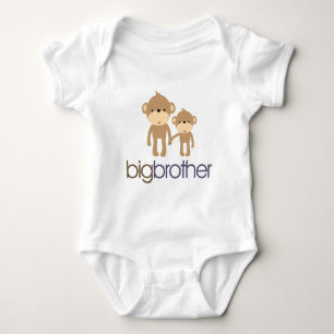 Big Brother Monkey T-shirt Baby Bodysuit