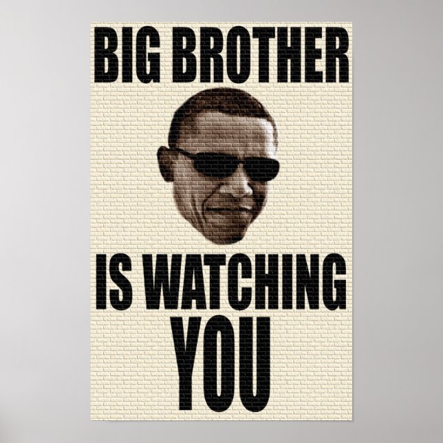 Big Brother Obama 1984 Poster (Front)