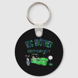 Big Brother of The Birthday Boy Golf Hole in One Key Ring