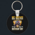 Big Brother Of The Birthday Boy Monster Truck Birt Key Ring<br><div class="desc">Big Brother Of The Birthday Boy Monster Truck Birthday</div>