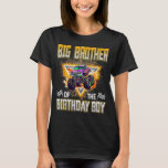 Big Brother Of The Birthday Boy Monster Truck Birt T-Shirt<br><div class="desc">Big Brother Of The Birthday Boy Monster Truck Birthday</div>