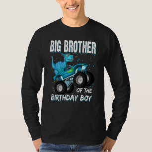 Big Brother Of The Birthday Boy Trex Dinosaur Mon T-Shirt