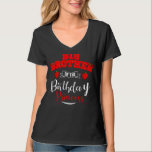 Big Brother Of The Birthday Princess Strawberry Th T-Shirt<br><div class="desc">Big Brother Of The Birthday Princess Strawberry Theme Bday</div>