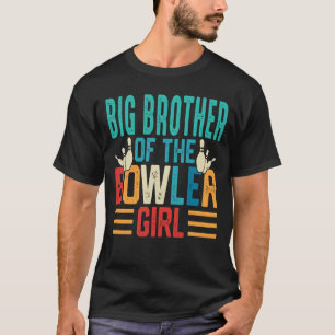 BIG BROTHER Of The Bowler Girl Matching Family Bow T-Shirt
