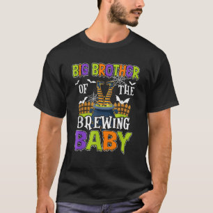 Big Brother Of The Brewing Baby Halloween Witch Ba T-Shirt