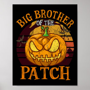 Big Brother Of The Patch Family Group Halloween Poster