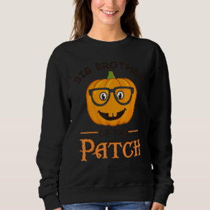 Big Brother Of The Patch Halloween Matching Family Sweatshirt