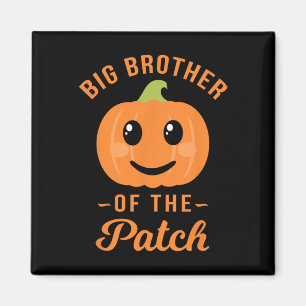 Big Brother Of The Patch - Pumpkin Family Hallowee Magnet