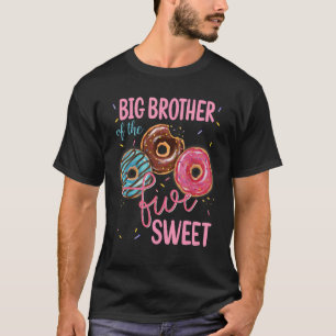 Big Brother Of The Sweet Five 5th Doughnut Bday Pa T-Shirt