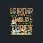 Big Brother Of The Wild &amp; Three 3rd Birthday S Fleece Blanket<br><div class="desc">Big Brother Of The Wild & Three 3rd Birthday Safari Jungle</div>