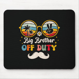 Big Brother Off Duty Sungles Beach Sunset Summer Mouse Mat