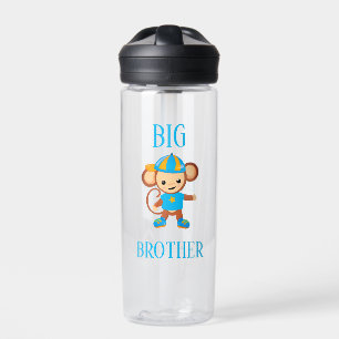 Big Brother Personalised Monkey Custom Text Water Bottle
