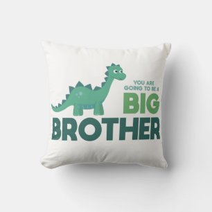 Big brother pregnancy announcement dino cushion