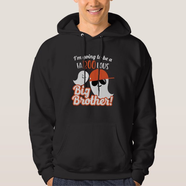 Big Brother Pregnancy Announcement Ghost Boys Hall Hoodie (Front)