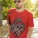 Big Brother, Proud Brother Men's Style Graphic T-Shirt<br><div class="desc">Big Brother, Proud Brother Men's Style Graphic We have big brother and little brother options in this style. Great, fun gift ideas that are meaningful and tasteful. Show your bro some live, admiration and respect. 😍 Come check out our store fore more! Representing our men's clothing line, Men's Masculine Merch,...</div>