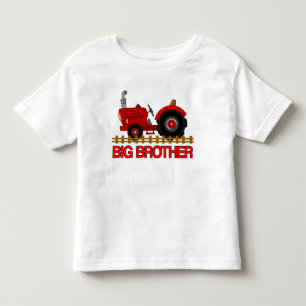 Big Brother Red Tractor Shirt cute announcement