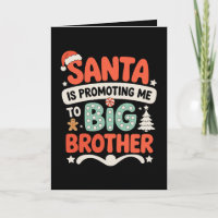 Big Brother Santa Hat Christmas Announcement Xmas