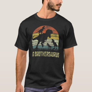 Big Brother Saurus Rex Dinosaur Big Brother 3 Kids T-Shirt