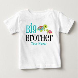 Big Brother Sea Turtles Personalised Baby T-Shirt