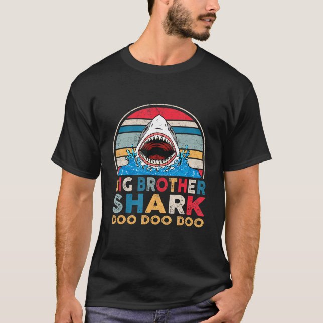 Big Brother Shark Doo Doo Doo Tee Perfect Fathers (Front)