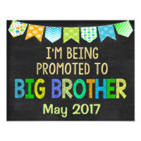 Big Brother Sign, Pregnancy Sign, New Baby, Baby